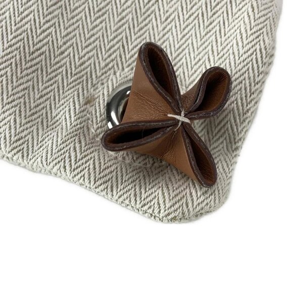 Auth HERMES Sac Marine - Craie Gold Toile Chevron Veau Swift Y Backpack - Picture 4 of 15